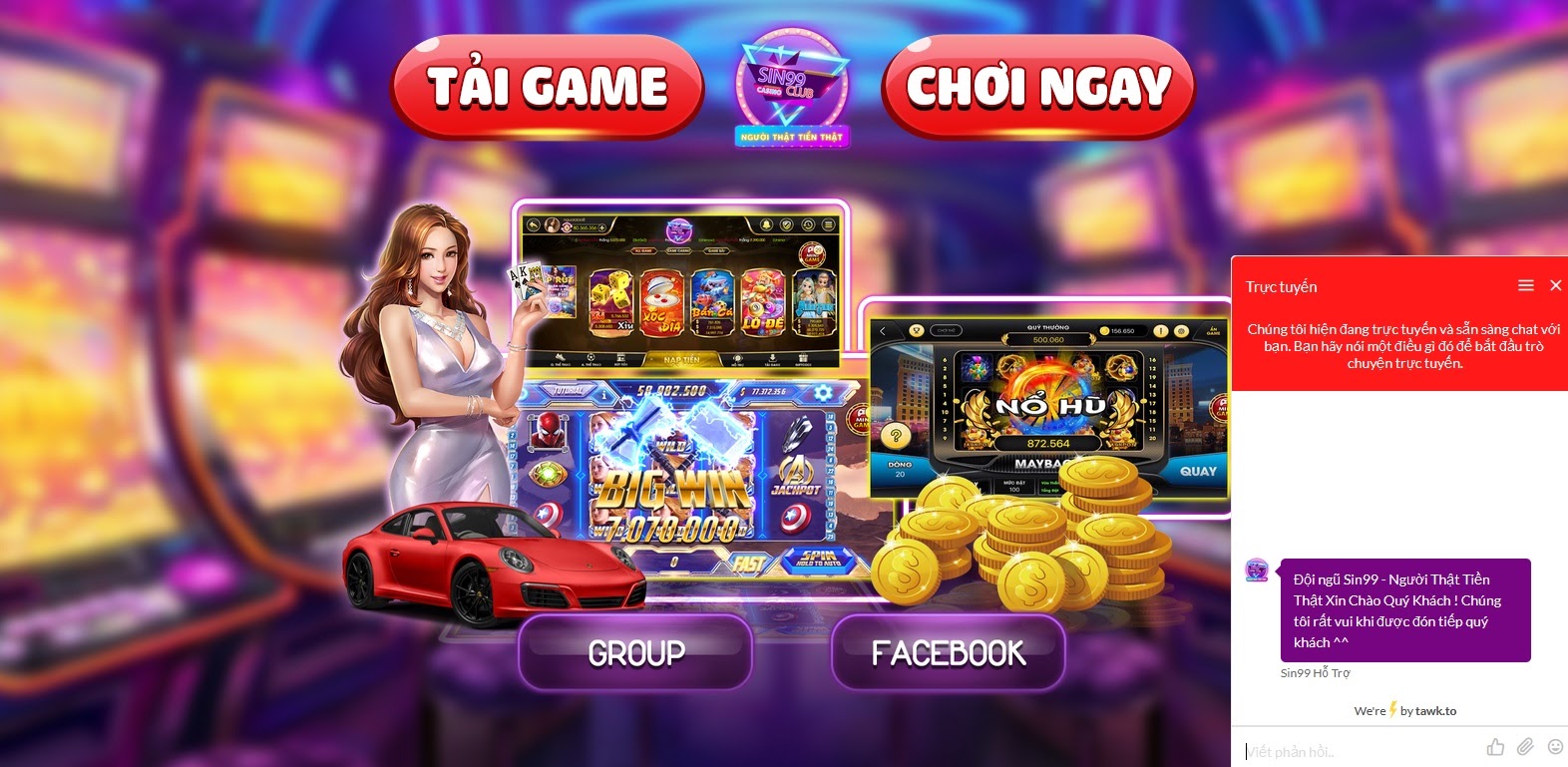 Sin99Club - Game bài rút thưởng giá trị thực uy tín nhất