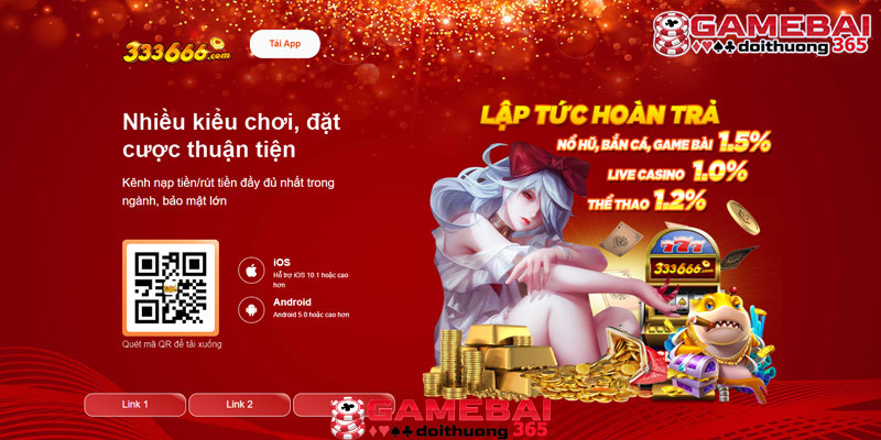 Link chính xác để truy nhập vào 333666