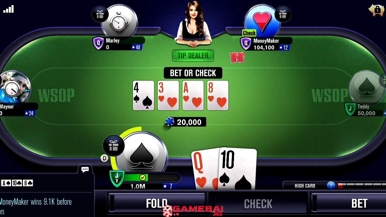 Hướng dẫn cách chơi game Poker Gem Win chi tiết, dễ hiểu